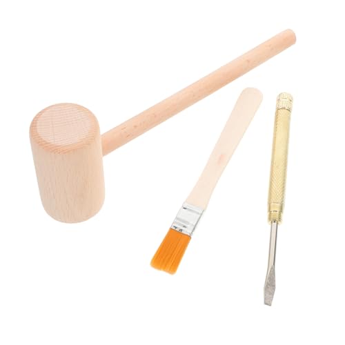 BESTonZON Archäologisches Ausgrabungsset für Holzhammer Metallmeißel und Pinsel Gemstone Digging Kit Kreativität und Handwerklichem Geschick für Jungen und Mädchen BESTonZON Archäologisches Ausgrabungsset für Holzhammer Metallmeißel und Pinsel Gemstone Digging Kit Kreativität und Handwerklichem Geschick für Jungen und Mädchen von BESTonZON