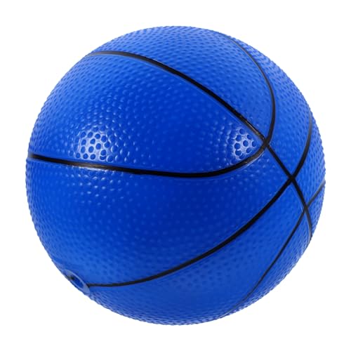 BESTonZON Aufblasbarer Kleiner Basketball Für Spielplatzball Weicher Hüpfball Für Drinnen Und Draußen Für Spielplatz Und Garten Blauer Sportball von BESTonZON