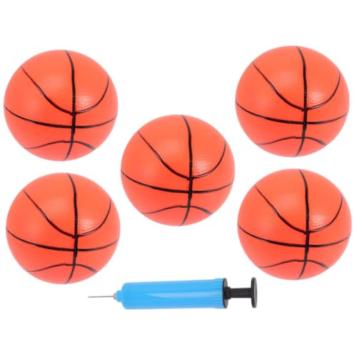 BESTonZON Aufblasbares Mini mit Pumpe Kleine Elastische Bälle Bouncy Basketballspielzeug für Indoor Outdoor Geburtstagsdeko Leicht Tragbar und Einfach Aufzupumpen BESTonZON Aufblasbares Mini mit Pumpe Kleine Elastische Bälle Bouncy Basketballspielzeug für Indoor Outdoor Geburtstagsdeko Leicht Tragbar und Einfach Aufzupumpen von BESTonZON