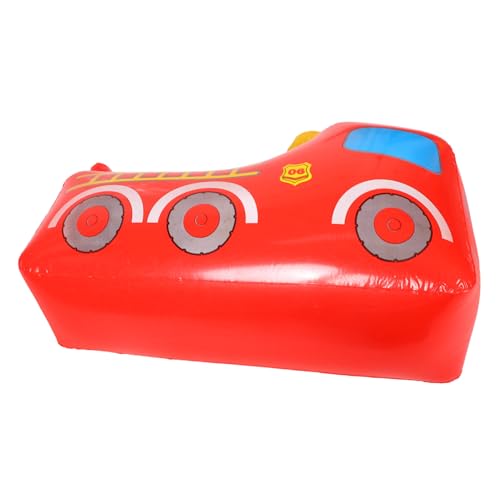 BESTonZON Aufblasbares Feuerwehrspielzeug Für Kleinkinder Bunter Inflatable Fire Truck Tumbler Für Den Außenbereich Geeignet Für Von 1 4 Jahren Ideales Outdoor Für Aktive Kleinkinder von BESTonZON