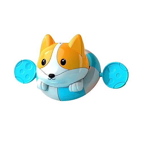 BESTonZON Badespielzeug Badespielzeug Cartoon Badespielzeug Früherziehung Kleinkinderspielzeug Hundebadespielzeug Babybadewanne Kinderspielzeug Kleinkinder Tier Cartoon Hundeform von BESTonZON