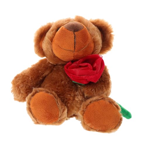 BESTonZON Bär Puppe Geburtstag Weihnachten Kuscheltier Romantischer Plüschbär Zum Valentinstag Valentinstag Kuscheltier Kuscheltier Zum Valentinstag Süßer Bär Baumwolle von BESTonZON