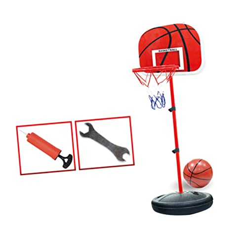 BESTonZON Basketballtor Für Kinder Basketballkorb Über Der Tür Drinnen Indoor-basketballkorb Für Kinder Outdoor-basketballkorb Für Kinder Outdoor-spielspielzeug Für Kinder Rot von BESTonZON