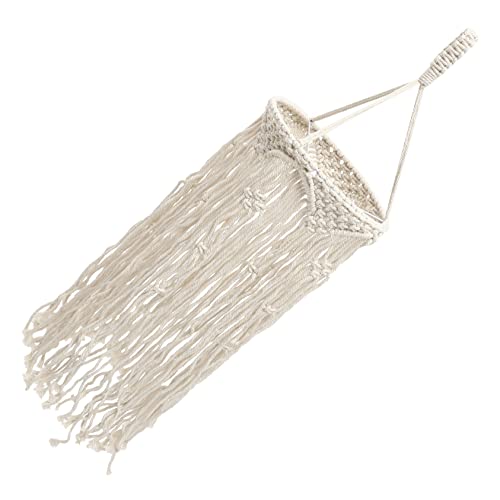 BESTonZON Boho-lampenschirm Boho-leuchten Leuchten Decke Hängende Leuchten Böhmischer Lampenschirm Gewebtes Lampendekor Lampenschirmabdeckung Hängende Lampenschirme Beige Baumwolle von BESTonZON