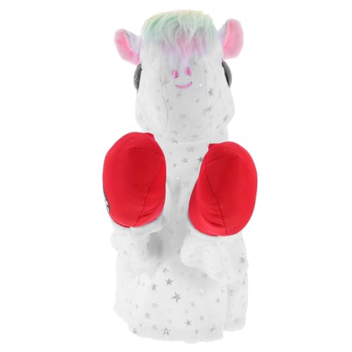 BESTonZON Box-Einhorn Pädagogisches für spielzeuge emuliertes Tierspielzeug Frühpädagogisches Interaktives Eltern-Kind- Handpuppe Plastik von BESTonZON