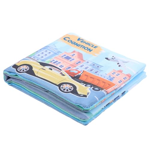 BESTonZON Buch Früherziehung ABC-Crinkle-Buch Knisterbuch Babyzahnen Pädagogische weiche Babybücher Knisterspielzeug für Babybücher babyspielzeug babybuch Neugeborene Stoffbuch von BESTonZON