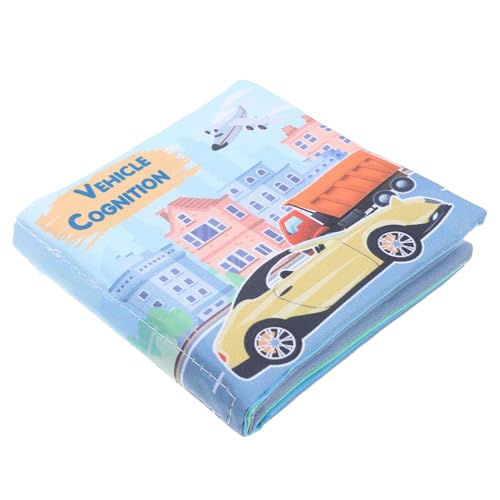 BESTonZON Buch Früherziehung babybuch Buch kleinkindspielzeug Babygeschenk weiches Buch Spielzeug Knisterbuch Babyzahnen Spielzeug Bücher aus Babykleidung neugeborenes Stoffbuch von BESTonZON