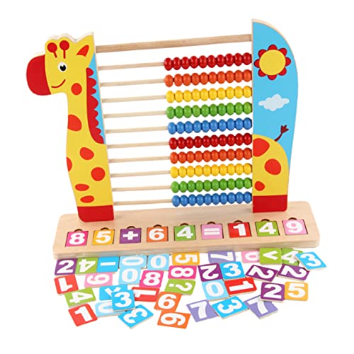 BESTonZON Buntes Mathematikspielzeug Für Abacus Mit 10 Reihen Für Spielerisches Rechnen Und Mathe Lernen Ideales Pädagogisches Zur Der Mathematischen Fähigkeiten von BESTonZON