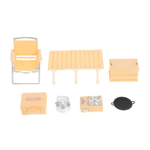 BESTonZON Camping-spielzeugset Für Junge Mädchen Mit Mini-klappstuhl Picknicktisch Herd Und Zubehör Zum Rollenspiel Tragbares Outdoor-Spielzeug Für Jungen Und Mädchen BESTonZON Camping-spielzeugset Für Junge Mädchen Mit Mini-klappstuhl Picknicktisch Herd Und Zubehör Zum Rollenspiel Tragbares Outdoor-Spielzeug Für Jungen Und Mädchen von BESTonZON