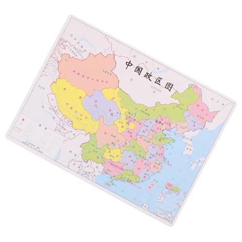 BESTonZON China Map Puzzle für Pädagogisches Interaktives Lernspielzeug mit Glatten Kanten Leichtes Politisches Regionenspiel Fördert Geografisches Wissen und Chinesische Kultur Geschenk BESTonZON China Map Puzzle für Pädagogisches Interaktives Lernspielzeug mit Glatten Kanten Leichtes Politisches Regionenspiel Fördert Geografisches Wissen und Chinesische Kultur Geschenk von BESTonZON