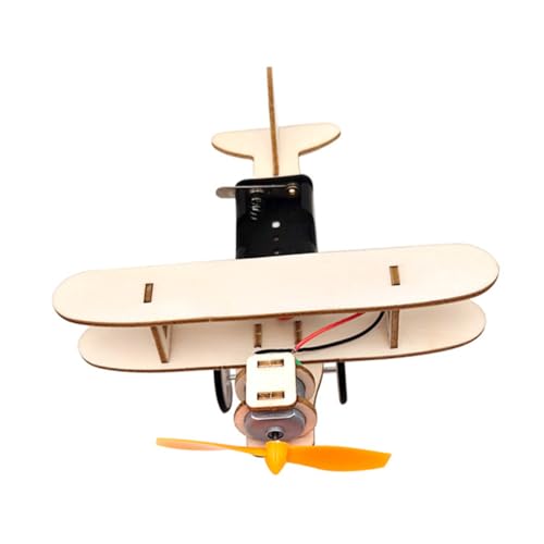 BESTonZON DIY Holzflugzeug Bausatz Elektrisch Angetriebenes Segelflugzeug Modell zum Zusammenbauen Lernspielzeug für Motorischer Fähigkeiten und Naturwissenschaftliches Lernen BESTonZON DIY Holzflugzeug Bausatz Elektrisch Angetriebenes Segelflugzeug Modell zum Zusammenbauen Lernspielzeug für Motorischer Fähigkeiten und Naturwissenschaftliches Lernen von BESTonZON