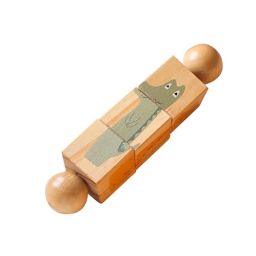 BESTonZON Denkspiel interaktives Spielzeug Interactive Toys babybrause wheinatsgeschenke Kleinkind Spielzeug Handschüttelspielzeug aus Holz Rasselspielzeug aus Holz für Kleinkinder hölzern von BESTonZON