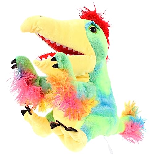 BESTonZON Dinosaurier Handpuppe Für Realistische 30cm DIY Puppen Für Geschichtenerzählen Und Rollenspiele Pädagogisches Für Kreative Entfaltung Und Interaktion von BESTonZON