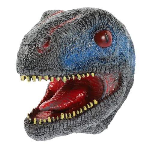 BESTonZON Dinosaurier Handpuppe Velociraptor Für Realistische Handpuppe Aus Hochwertigem Material Für Rollenspiele Cosplay Und Kreatives Spiel Farben Zufällig Ideales Für von BESTonZON