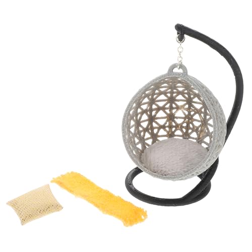 BESTonZON Miniatur-schaukelstuhl Für Puppenhaus Ministuhl Aus DIY- Puppenhaus-Dekoration Miniaturmöbel Für Sammler BESTonZON Miniatur-schaukelstuhl Für Puppenhaus Ministuhl Aus DIY- Puppenhaus-Dekoration Miniaturmöbel Für Sammler von BESTonZON