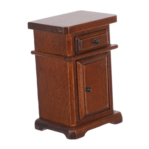 BESTonZON Dollhouse Nachtisch aus Massivholz Kleiner Beistelltisch Vintage Holzkommode für Puppenhaus Schlafzimmer-Szene Platzsparend Stabil und Dekorativ BESTonZON Dollhouse Nachtisch aus Massivholz Kleiner Beistelltisch Vintage Holzkommode für Puppenhaus Schlafzimmer-Szene Platzsparend Stabil und Dekorativ von BESTonZON