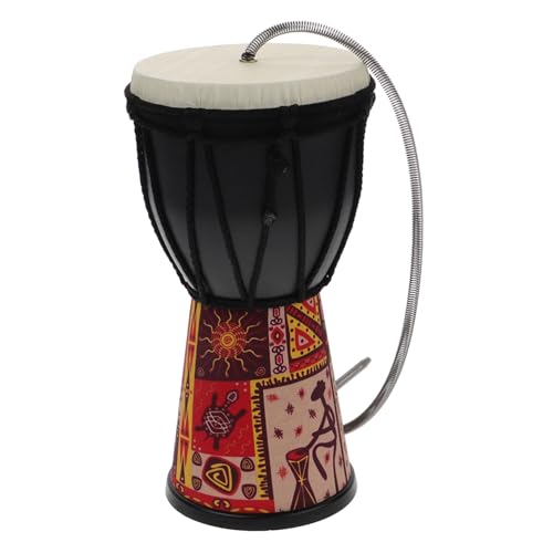 BESTonZON Donnertrommel Geräuschemacher Spielzeug Handtrommel Darbuka-Trommel Trommel Aus Ziegenfell Djembe-Percussion Afrikanische Djembe-Trommel Afrikanische Trommeln Für Erwachsene PVC von BESTonZON