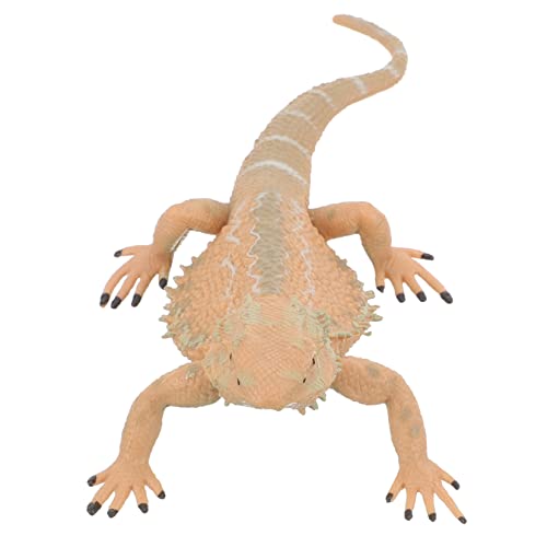 BESTonZON Eidechsenmodell Spielzeug Eidechsenstatue Gecko-Figur Eidechsen-Ornament Amphibienfiguren Chamäleon Spielzeug Badewanne Spielzeug Waldtierfiguren Chow-Chow Plastik Kind von BESTonZON