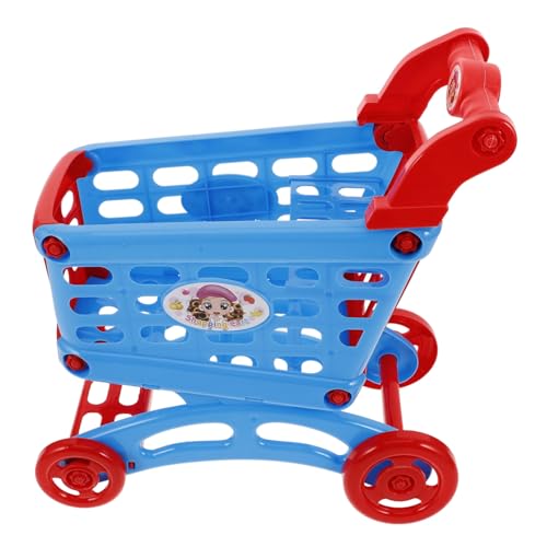 BESTonZON Einkaufswagen Einkaufskorb für Kinder Babywagen Kinderwagen Supermarkt Zubehör Mini Körbe Puppenhaus-Miniaturen Spielzeug-Einkaufskorb Miniwagen Lebensmittelladen Spielen Plastik von BESTonZON