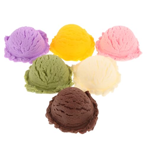 BESTonZON Eiskugel Modell Künstliches Dessert EIS Partygeschenke Cupcake Requisiten Gefälschte Eiskugeln Lebensechte Eiscreme Requisiten Künstliche Eiskugeln Gefälschte Eistüten Aus von BESTonZON