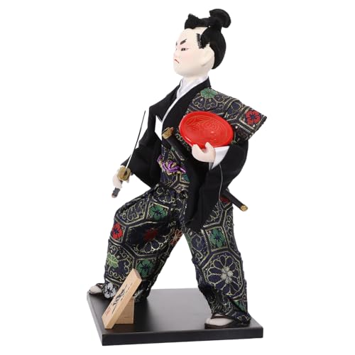 BESTonZON -Figur Japanischer Figuren-Desktop -skulptur -Puppe Japanische Ninja-Figur Japanische Kriegerfigur -Statue -kriegerpuppe Katanas-Figur Abs von BESTonZON