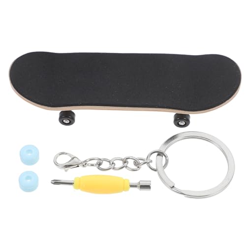 BESTonZON Finger-Skateboard Füller Für Geburtstagsfeiergeschenke Skateboard Fingertrainingsgerät Fingerspitzen-Skateboard Mini-brettspielspielzeug Mini-fingerskateboard Abs Khaki von BESTonZON