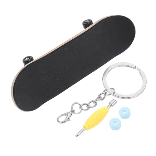 BESTonZON Finger-Skateboard Mini-Skateboard-Spielzeug Fingerskateboard Aus Kunststoff Fingertrainingsgerät Praktisches Fingerspielzeug Miniatur-fingerspielzeug Taschenfüller Ahorn Khaki von BESTonZON