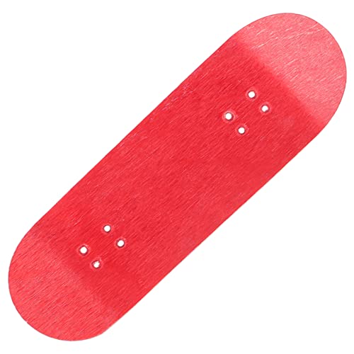 BESTonZON Finger-Skateboard Mini-Spielzeug Skateboard-Spielzeug Professionelle Griffbretter Selbstgemachte Skateboards Mini-Skateboard Surf-Skateboard-Deck Profi-Skateboard Hölzern Rot von BESTonZON