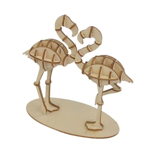 BESTonZON Flamingo Holzpuzzle Kinderpuzzle DIY Lernspielzeug Handkoordination Training Sicher Glatt Poliert Kreatives für Mädchen Jungen BESTonZON Flamingo Holzpuzzle Kinderpuzzle DIY Lernspielzeug Handkoordination Training Sicher Glatt Poliert Kreatives für Mädchen Jungen von BESTonZON