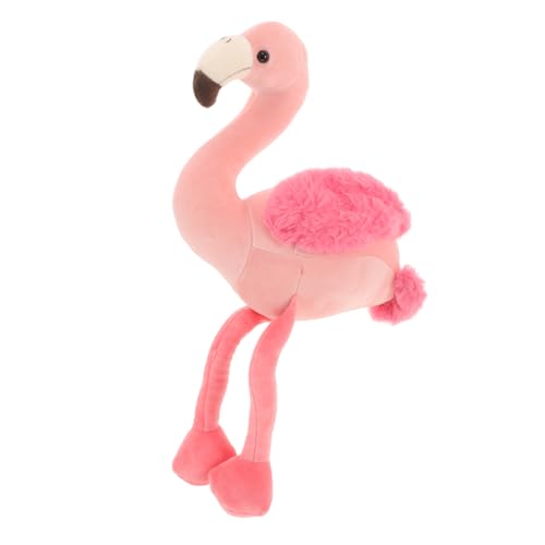 BESTonZON Flamingo-Puppe Gefüllte Flamingopuppe Flamingo-plüsch Kuscheltier Für Mädchen Plüsch Stofftier Flamingo Stofftier Plüschtiere Kawaii Stofftier Seltsame Kissen Pp Baumwolle von BESTonZON