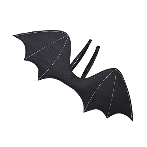 BESTonZON Fledermausflügel Fledermaus-Halloween-Haarbänder Halloween-Kostüme für Mädchen Cosplay Halloween schminke Halloween Make up Halloween-Partyflügel Karnevalsflügel Stoff Black von BESTonZON