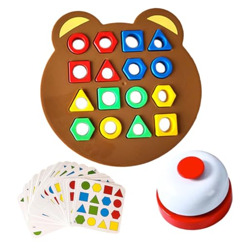 BESTonZON Frühkindliches Lernspielzeug Farbige Geometrische Formen Fördert Feinmotorik Hand Auge Koordination für Spieler Matching Spiel Stressabbauend Pädagogisch Farbenfrohes BESTonZON Frühkindliches Lernspielzeug Farbige Geometrische Formen Fördert Feinmotorik Hand Auge Koordination für Spieler Matching Spiel Stressabbauend Pädagogisch Farbenfrohes von BESTonZON