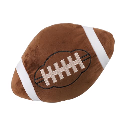 BESTonZON Fußballkissen Spielzeug Kleinkind Fußball Plüschfußball Für Sofa Sofaballkissen Fußballwurf Fußballdekoration Für Zu Hause Kissenfußball Fußball Dekokissen Pp Baumwolle Light Brown von BESTonZON