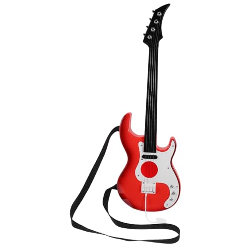 BESTonZON Gitarre Pädagogische Musikinstrument Für Kleinkinder Simulation Gitarre Mit Verstellbaren Saiten Lustiges Musikspielzeug von BESTonZON