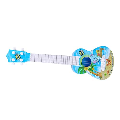 BESTonZON Gitarrenmusik Kind Kann Ukulele Pick Spielzeug Spielen Mini Musikinstrument Pick Gitarre Kinder Ukulele Gitarre Cartoon Ukulele Spielzeug von BESTonZON