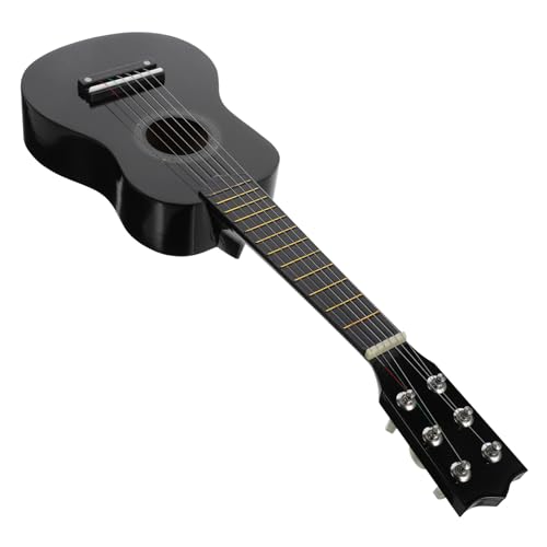 BESTonZON Gitarrenspielzeug Für Gitarreninstrument Trainieren Gitarre Üben Gitarre Professionelle Übungsgitarre Gitarre Für , Anfänger Holz Gitarre Black Hölzern von BESTonZON