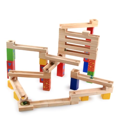 BESTonZON Gleichgewichtsspielzeug Balance Block Bauklötze Lernspielzeug Für Holzspielzeug Zur Von Kreativität Und Motorik Geeignet Ab 3 Jahren von BESTonZON