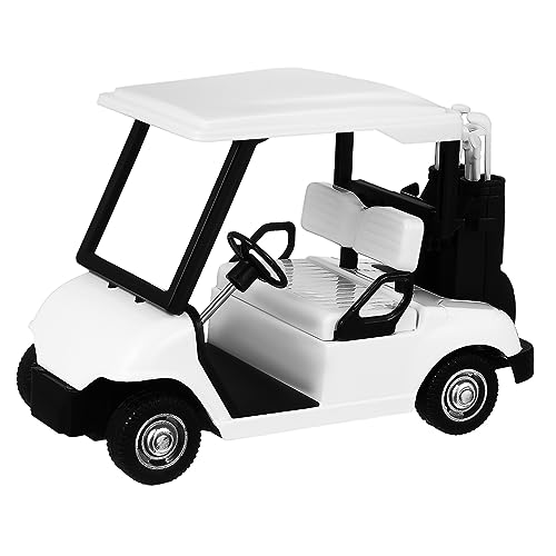 BESTonZON Golfwagenmodell Kinderspielzeug Geschirr Minigolf Golfdekorationen Für Partys Golf-ausrichtungsstäbe Ups-LKW- Golfmatte -golfwagen Netz Auto Legierung von BESTonZON