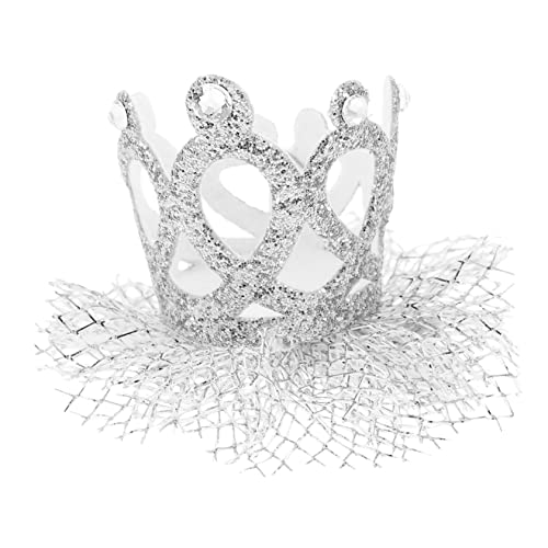 BESTonZON Haarpflegezubehör 1Stk Krone Haarschmuck Mini-Geburtstag Haarschmuck für Kinder Kinderhaarspangen für Mädchen Tiara Haarstyling-Haarnadel Haarnadel mit Kinderkrone Süssigkeit Baby von BESTonZON