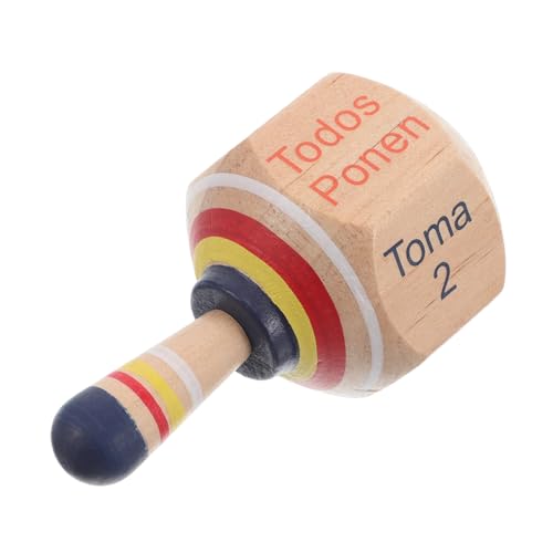 BESTonZON Handgefertigtes Holz Drehspielzeug Glattes Drehen Tragbares Gyro für Partys Konzentrationsförderndes Holzspielzeug für Junge Mädchen und Familien BESTonZON Handgefertigtes Holz Drehspielzeug Glattes Drehen Tragbares Gyro für Partys Konzentrationsförderndes Holzspielzeug für Junge Mädchen und Familien von BESTonZON