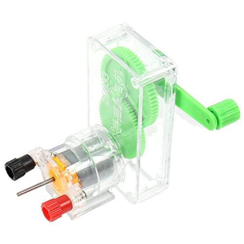 BESTonZON Handgenerator Mini-Generator Tragbar Bausatz Kinder Spielset Wissenschaftliche Experimente Für Kinder Heimwerken Mini-Motor-kit Notstromgenerator Generator Experimentell Magnet von BESTonZON