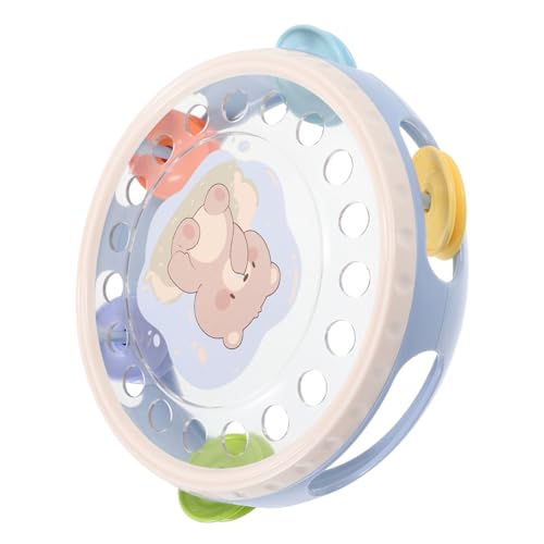 BESTonZON Handheld Tamburin für Pädagogisches Musikinstrument mit Niedlichem Muster Fördert Rhythmusgefühl und Hörvermögen Abgerundete Kanten Percussion für Junge Mädchen und Mädchen BESTonZON Handheld Tamburin für Pädagogisches Musikinstrument mit Niedlichem Muster Fördert Rhythmusgefühl und Hörvermögen Abgerundete Kanten Percussion für Junge Mädchen und Mädchen von BESTonZON