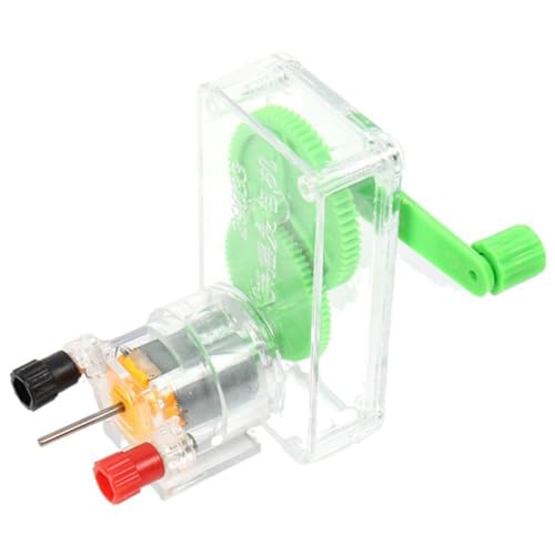 BESTonZON Handkurbel Generator für Physik Experimente Tragbarer Gleichstromgenerator Interaktives Lernspielzeug für Schüler zur Stromerzeugung im DIY Wissenschaftsset BESTonZON Handkurbel Generator für Physik Experimente Tragbarer Gleichstromgenerator Interaktives Lernspielzeug für Schüler zur Stromerzeugung im DIY Wissenschaftsset von BESTonZON