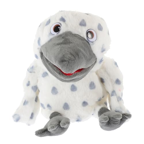 BESTonZON Handpuppe Eule Dinosaurier Frosch Hamster Mund Plüschtiere Ratte Vogel Plüschtier Plüschpuppenspielzeug Frühpädagogisches Handpuppe Vogel Handpuppe PP Baumwolle von BESTonZON