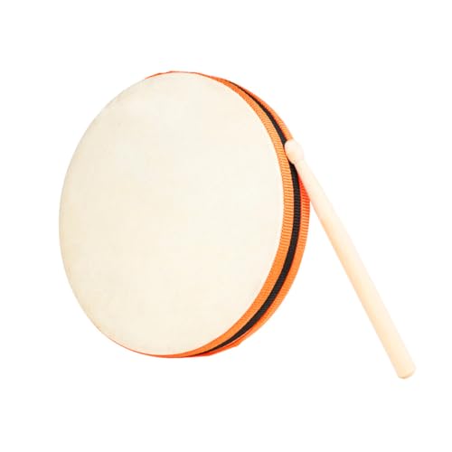 BESTonZON Handtrommel Holzspielzeug Musikinstrument Percussion Ab Jahren Buntes Doppelseitiges Schlaginstrument für Frühe Bildung und Motorische Entwicklung BESTonZON Handtrommel Holzspielzeug Musikinstrument Percussion Ab Jahren Buntes Doppelseitiges Schlaginstrument für Frühe Bildung und Motorische Entwicklung von BESTonZON