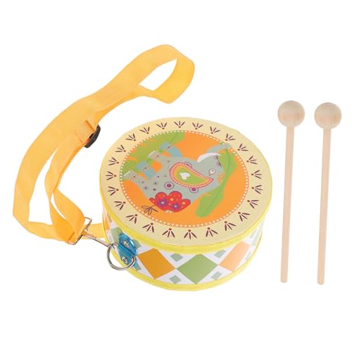 BESTonZON Spielzeug Trommel Doppelseitig Mit Schlägeln Handtrommel Für Junge Mädchen Musikinstrument Kinderschlaginstrumente Indoor Outdoor Aktivität Elefant Design BESTonZON Spielzeug Trommel Doppelseitig Mit Schlägeln Handtrommel Für Junge Mädchen Musikinstrument Kinderschlaginstrumente Indoor Outdoor Aktivität Elefant Design von BESTonZON