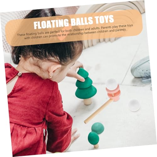 BESTonZON Holz Blasball Spiel Teilig Schwimmende Balance für Eltern Junge Mädchen Interaktion Atemübungsgerät Lustiges und Pädagogisches Partyspielzeug BESTonZON Holz Blasball Spiel Teilig Schwimmende Balance für Eltern Junge Mädchen Interaktion Atemübungsgerät Lustiges und Pädagogisches Partyspielzeug von BESTonZON