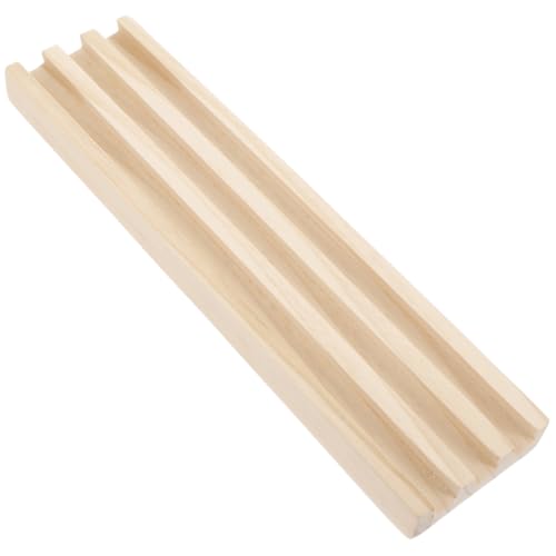BESTonZON Holz Domino-Halter Domino-tabletts-ständer Schreibtisch Domino-Basis DIY Domino-aufbewahrungsständer Holz Domino-spielständer BESTonZON Holz Domino-Halter Domino-tabletts-ständer Schreibtisch Domino-Basis DIY Domino-aufbewahrungsständer Holz Domino-spielständer von BESTonZON