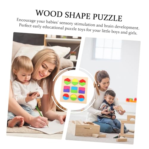 BESTonZON Holz Formenpuzzle Großes Geometrisches Lernspielzeug für Kleinkinder Ab Jahre Frühe von Feinmotorik Hand Auge Koordination und Kognitiver Entwicklung Pädagogisches BESTonZON Holz Formenpuzzle Großes Geometrisches Lernspielzeug für Kleinkinder Ab Jahre Frühe von Feinmotorik Hand Auge Koordination und Kognitiver Entwicklung Pädagogisches von BESTonZON