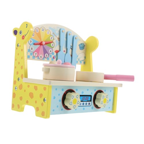 BESTonZON Holz Küchenspielset für Kleinkinder Kindgerechtes Küchenmöbel Set mit Realistischen Utensilien Pädagogisches Rollenspielzeug für Spielerisches Kochen und Motorische Entwicklung BESTonZON Holz Küchenspielset für Kleinkinder Kindgerechtes Küchenmöbel Set mit Realistischen Utensilien Pädagogisches Rollenspielzeug für Spielerisches Kochen und Motorische Entwicklung von BESTonZON